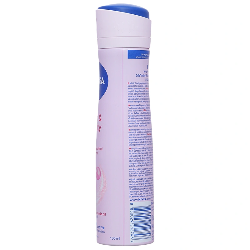 Xịt khử mùi Nivea Pearl & Beauty khử mùi, ngăn mồ hôi 72h chai 150ml - 4